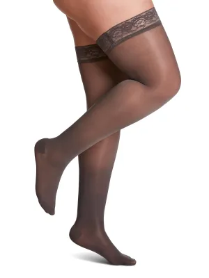 Sigvaris Sheer Fashion Women's Thigh High  15-20mmHg-Closed Toe