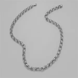Silver-Plated Chain Necklace