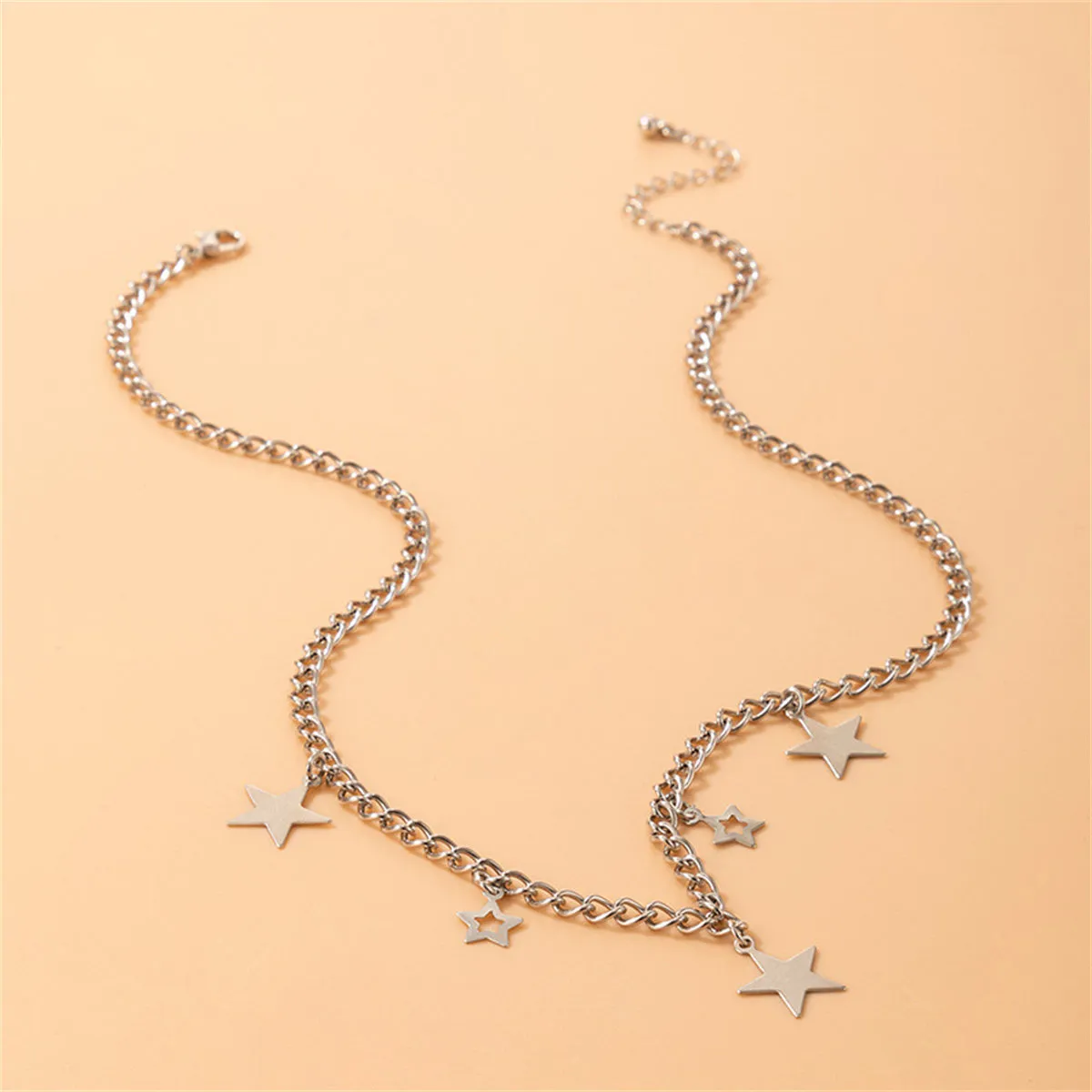 Silver-Plated Star Necklace