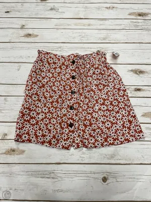 Skirt Mini & Short By Madewell In Multi-colored, Size: Xs