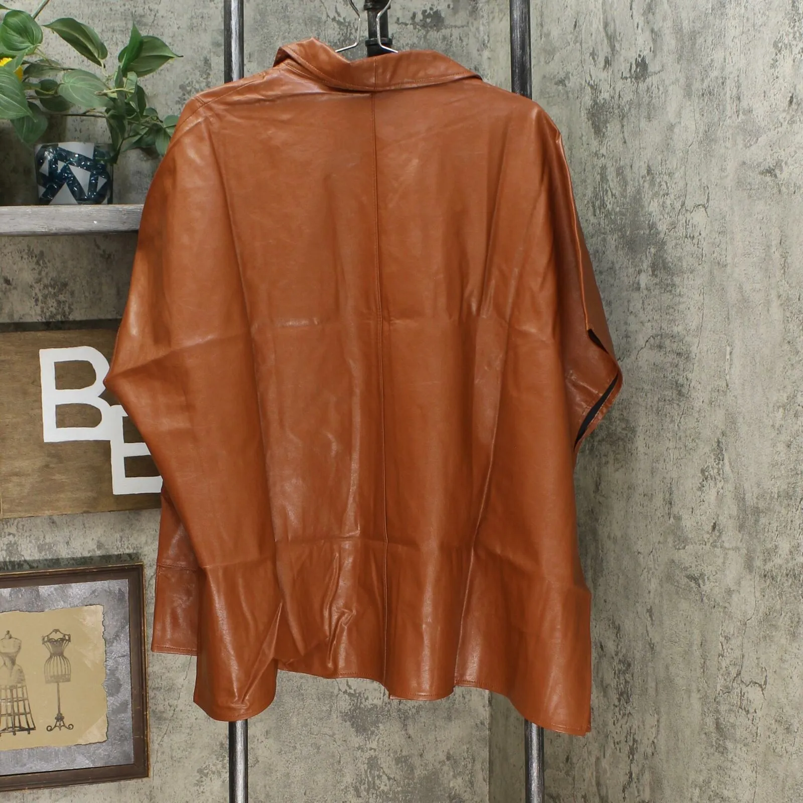 Slinky Brand Women's Faux Leather Topper Jacket