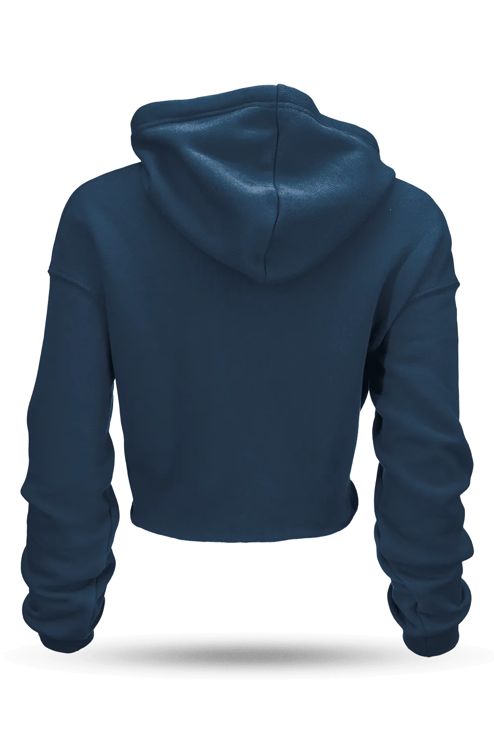 Small Dropline Logo - Women's Cropped Hoodie