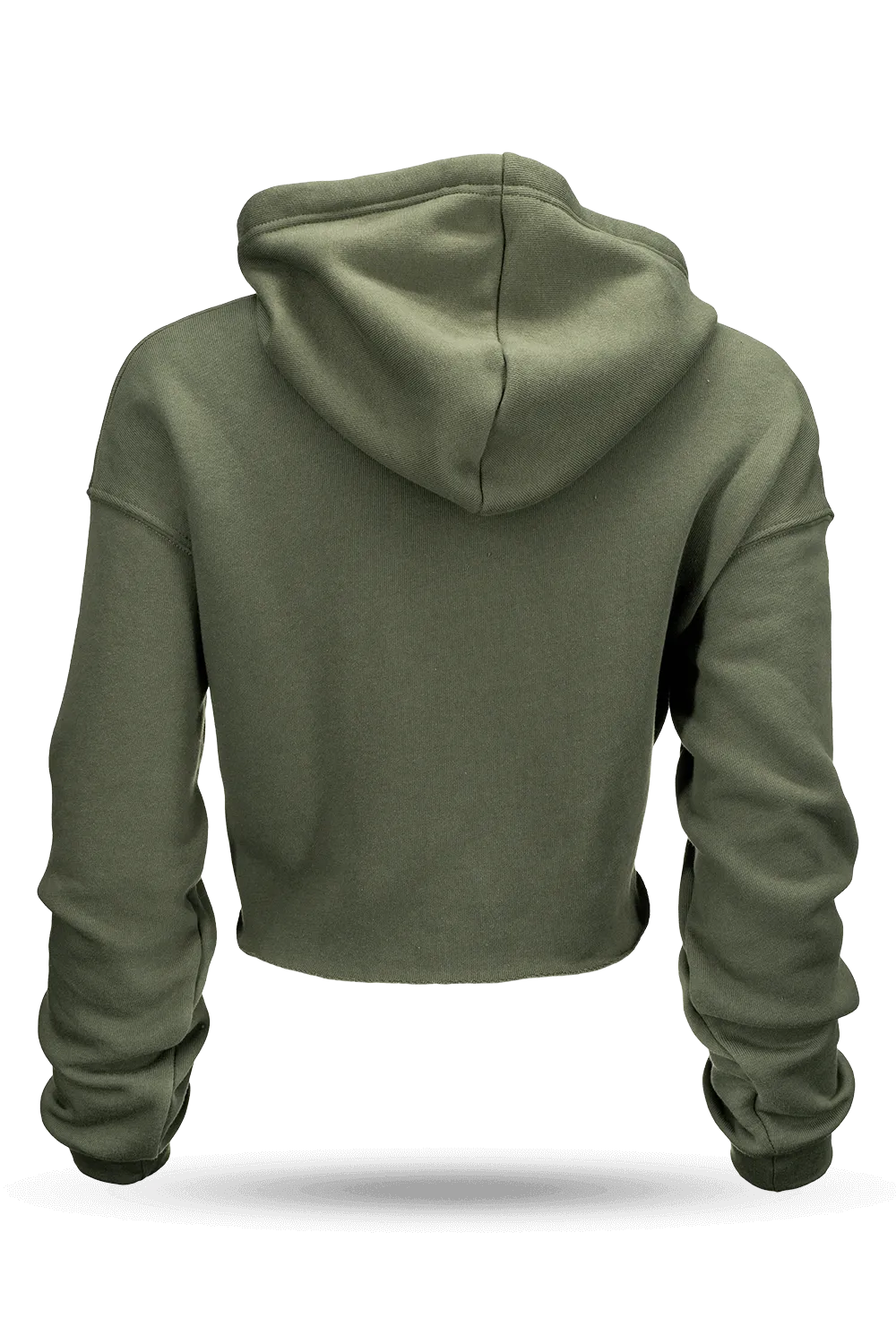 Small Dropline Logo - Women's Cropped Hoodie