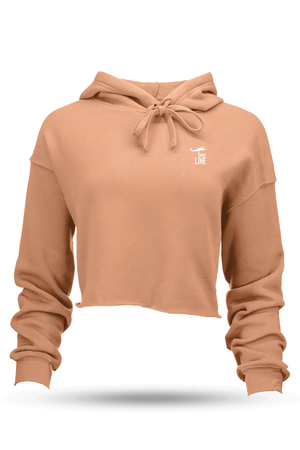 Small Dropline Logo - Women's Cropped Hoodie