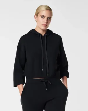 SPANX | AirEssentials Cropped Hoodie {Very Black}