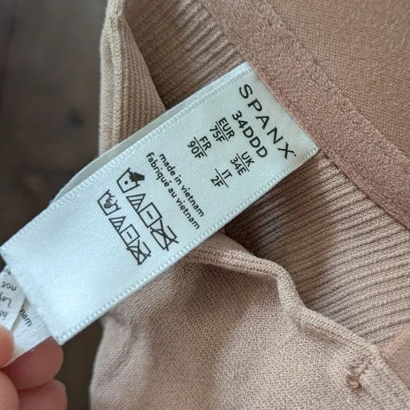 Spanx Bra-Llelujah! Full Coverage Women's Tan Cafe Au Lait Nude Bra 34DDD