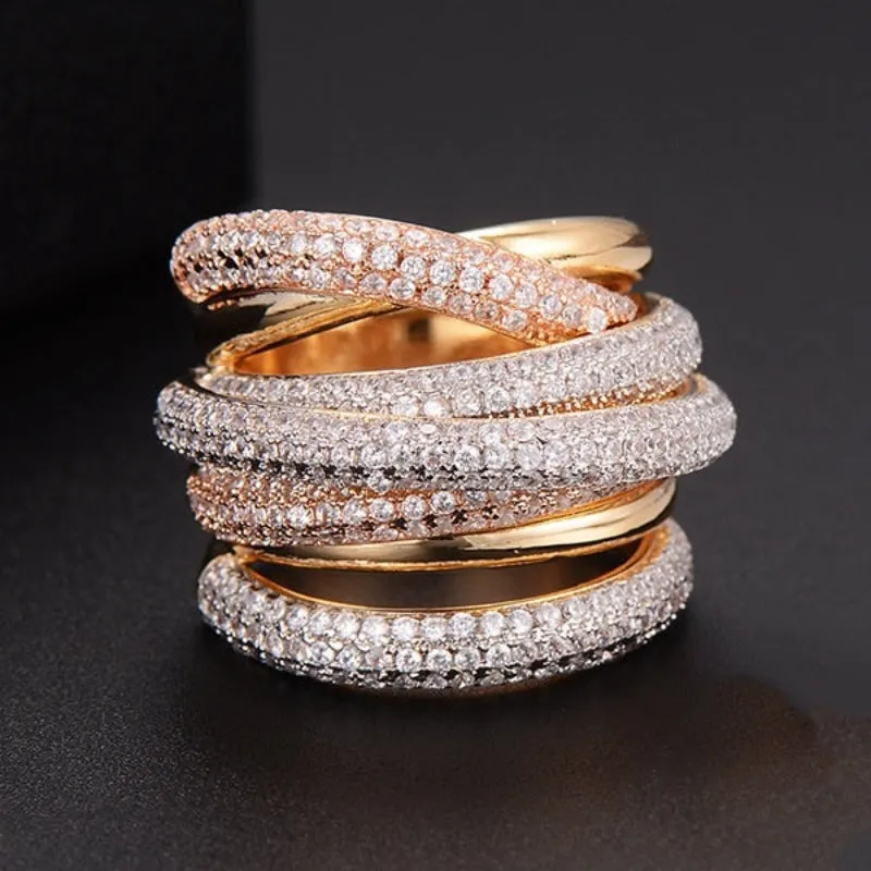 Sparkling Ruby Engagement Ring Stackable Women's Bridal Jewelry