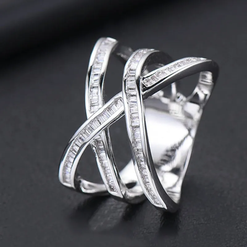 Sparkling Ruby Engagement Ring Stackable Women's Bridal Jewelry