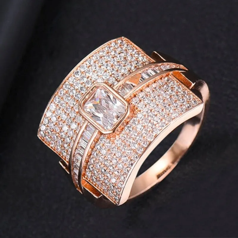Sparkling Ruby Engagement Ring Stackable Women's Bridal Jewelry