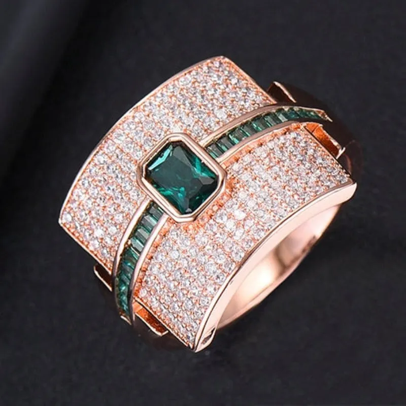 Sparkling Ruby Engagement Ring Stackable Women's Bridal Jewelry