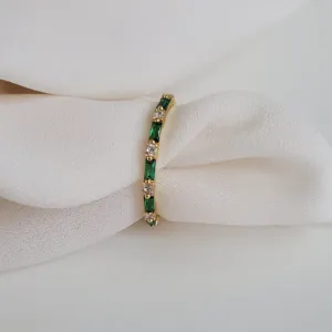 Sparkly Emerald Ring