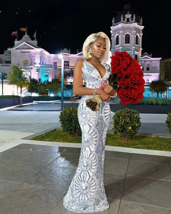 Sparkly Sequined Sleeveless Long Dress