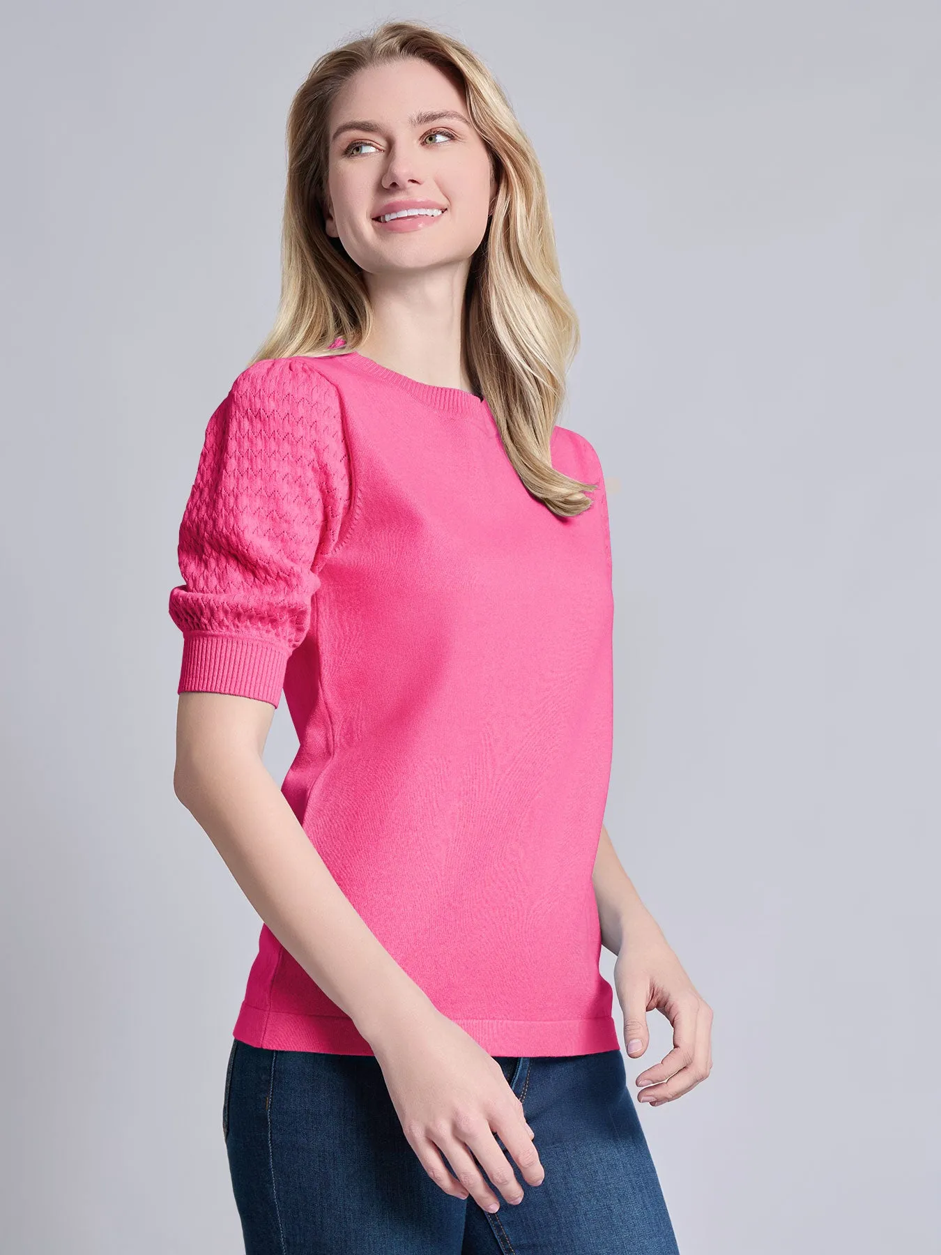 Stitch Sleeve Sweater