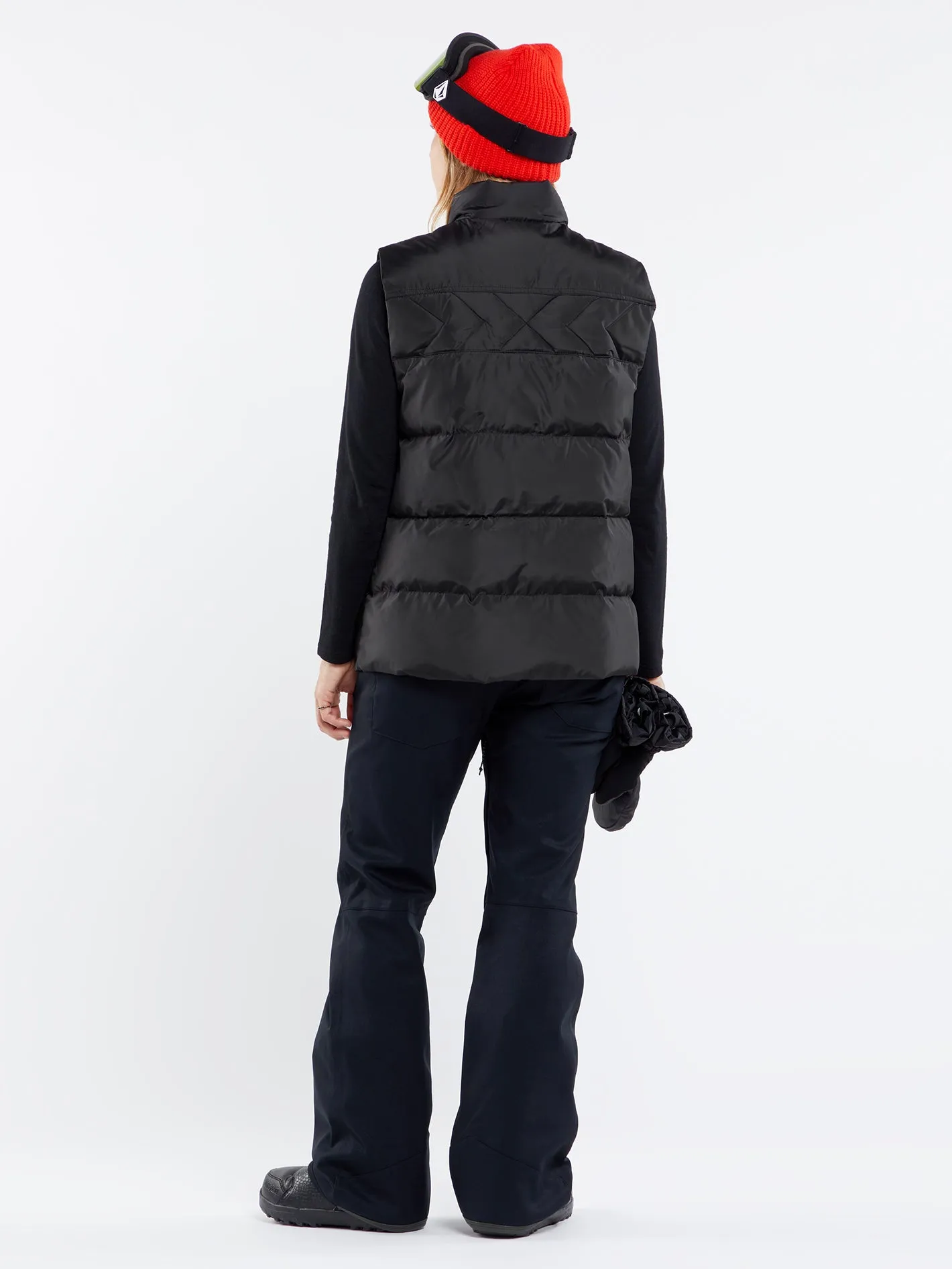 Stone Castine Puff Vest - BLACK