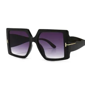 Stylish, versatile and feminine fashion large design bold sunglasses.