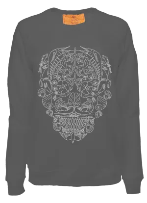 Sugar Skull Women's Classic Crew Pullover