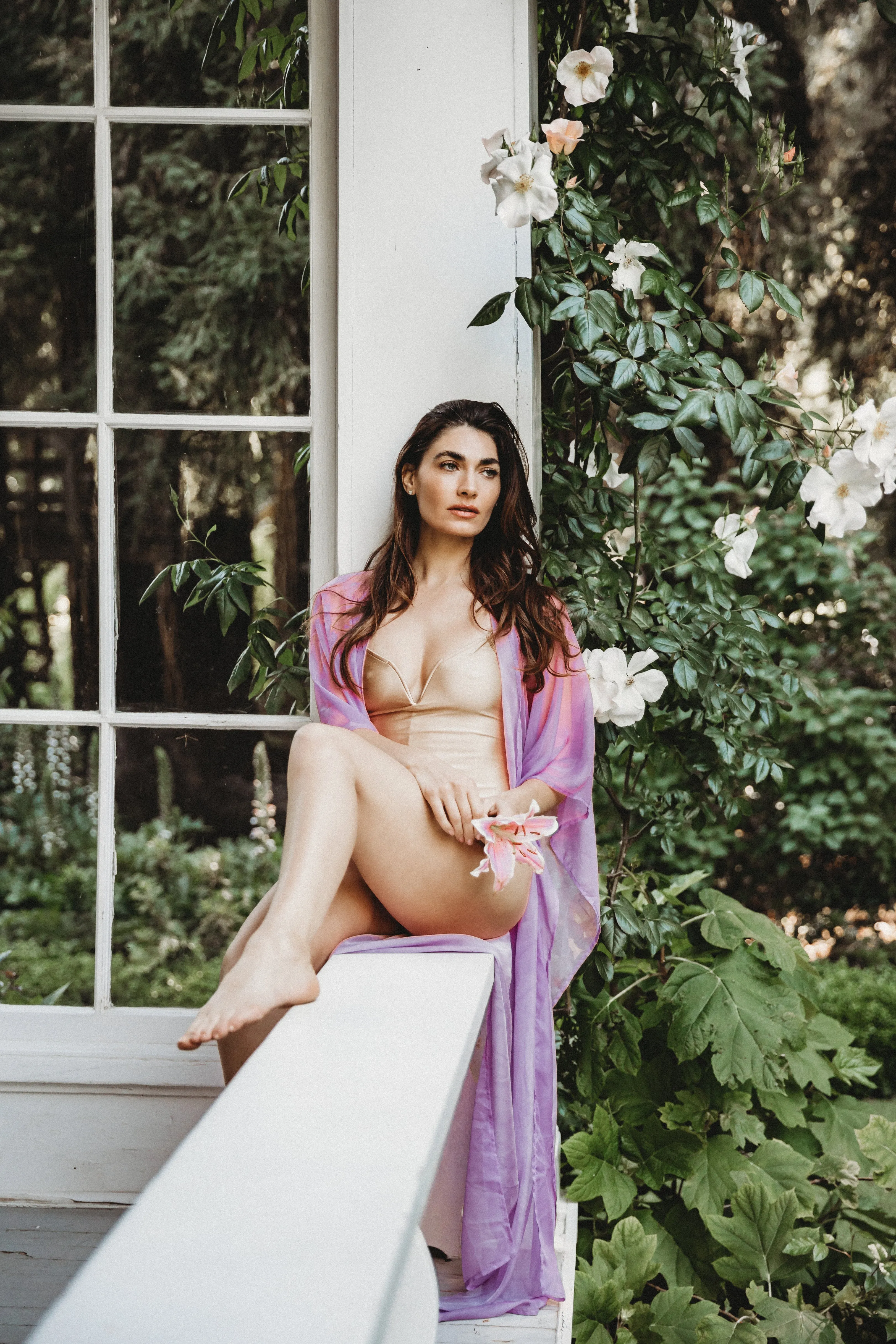 SukiSo Women's Hydra Robe in Orchid