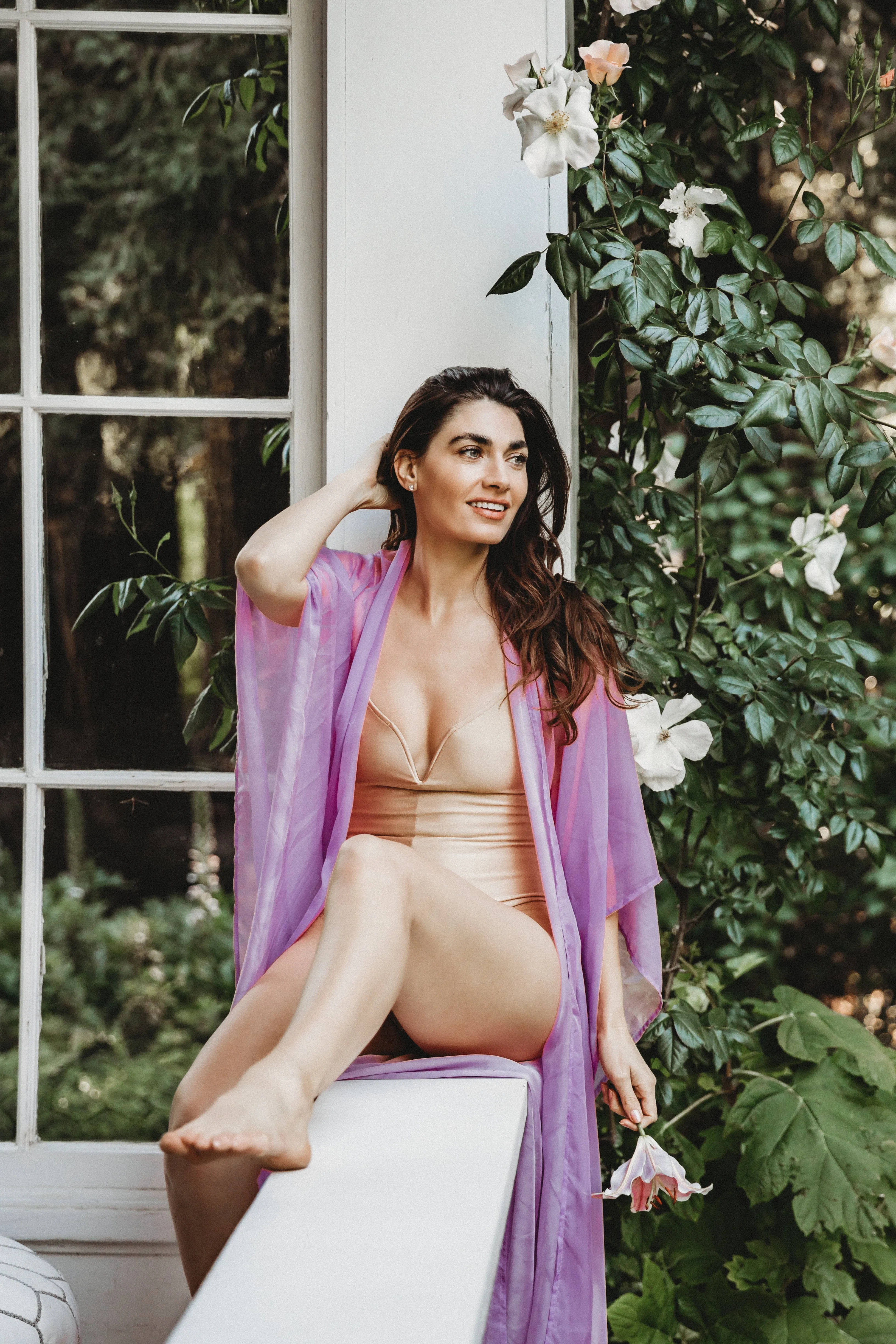 SukiSo Women's Hydra Robe in Orchid