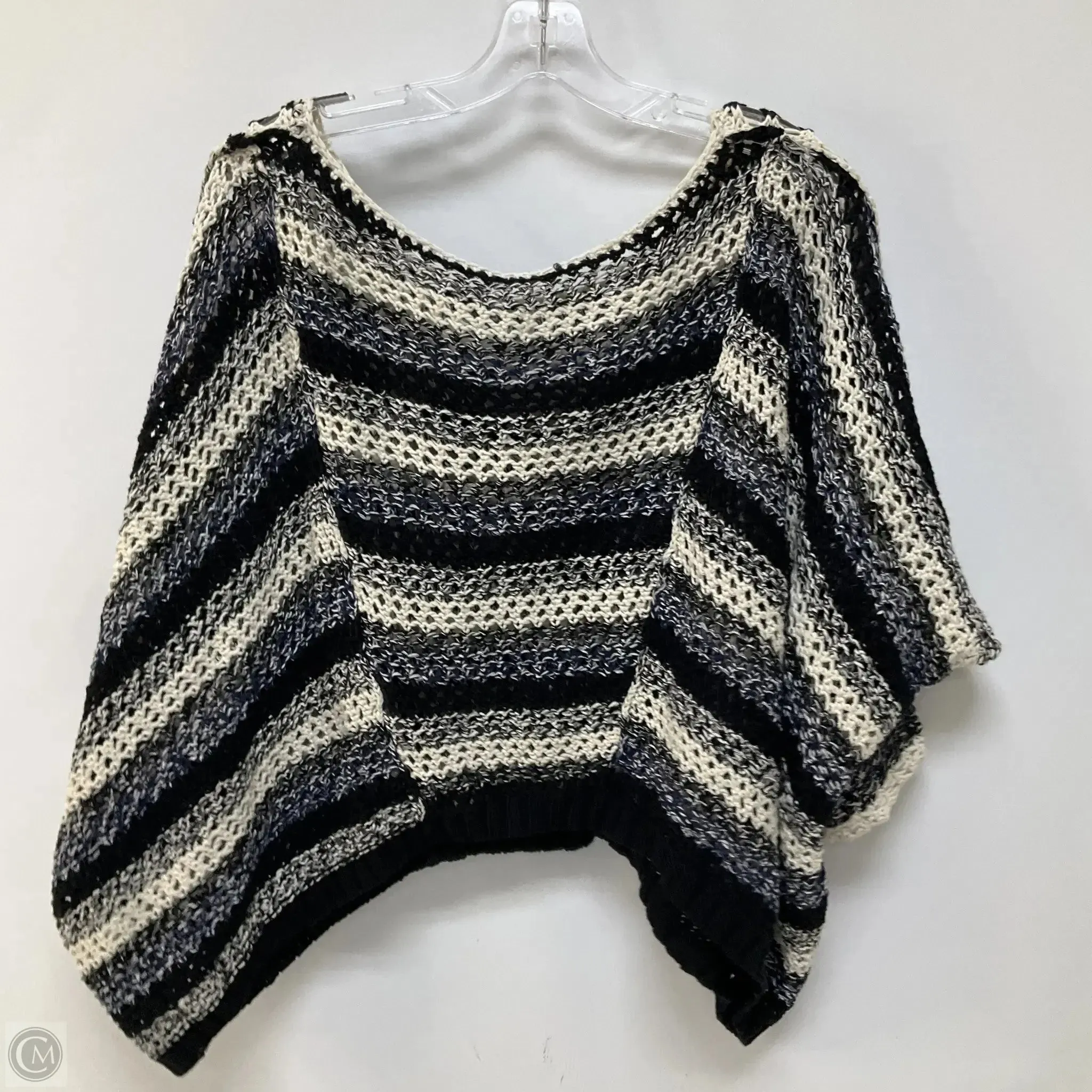 Sweater By Free People In Black & Cream, Size: M