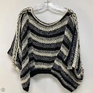 Sweater By Free People In Black & Cream, Size: M