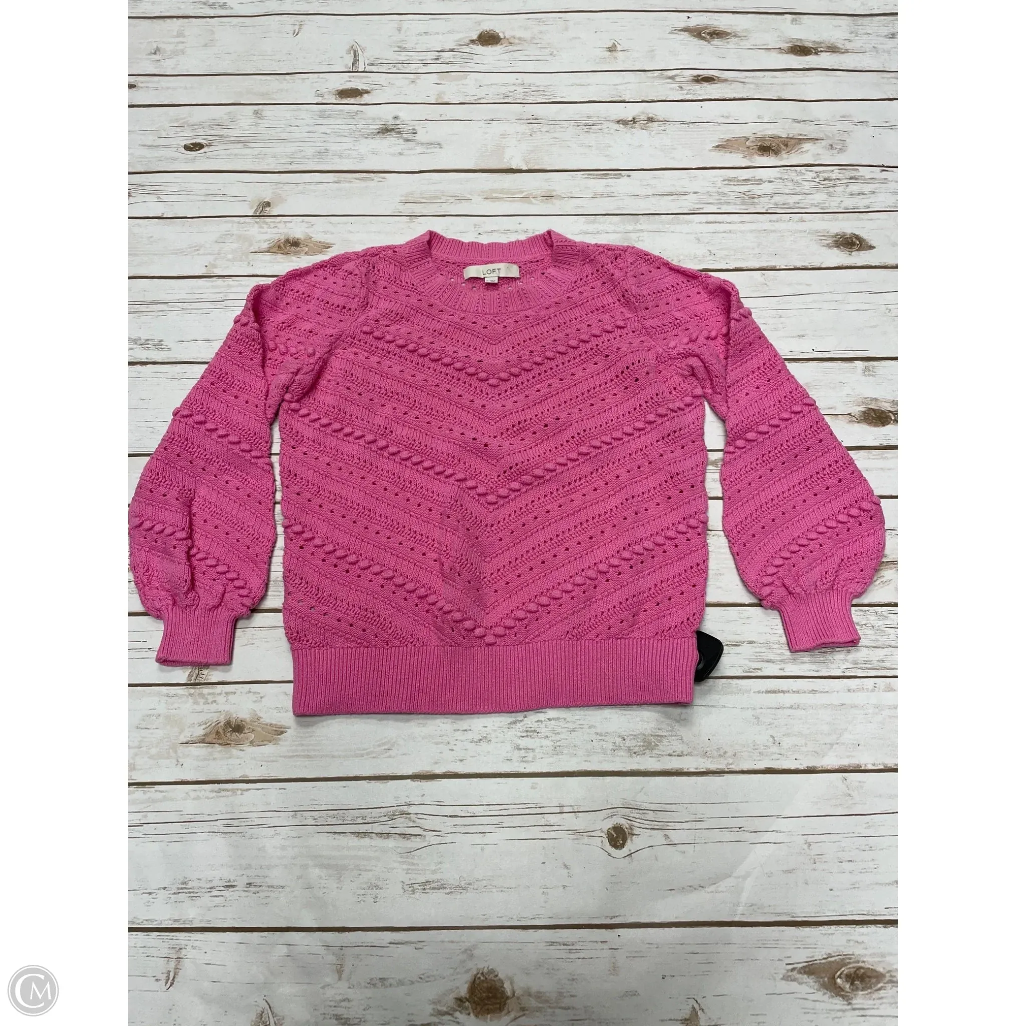 Sweater By Loft In Pink, Size: S