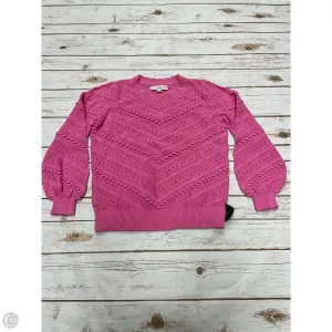 Sweater By Loft In Pink, Size: S