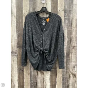 Sweater Cardigan By American Eagle In Grey, Size: Xs