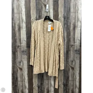 Sweater Cardigan By Evereve In Beige, Size: S