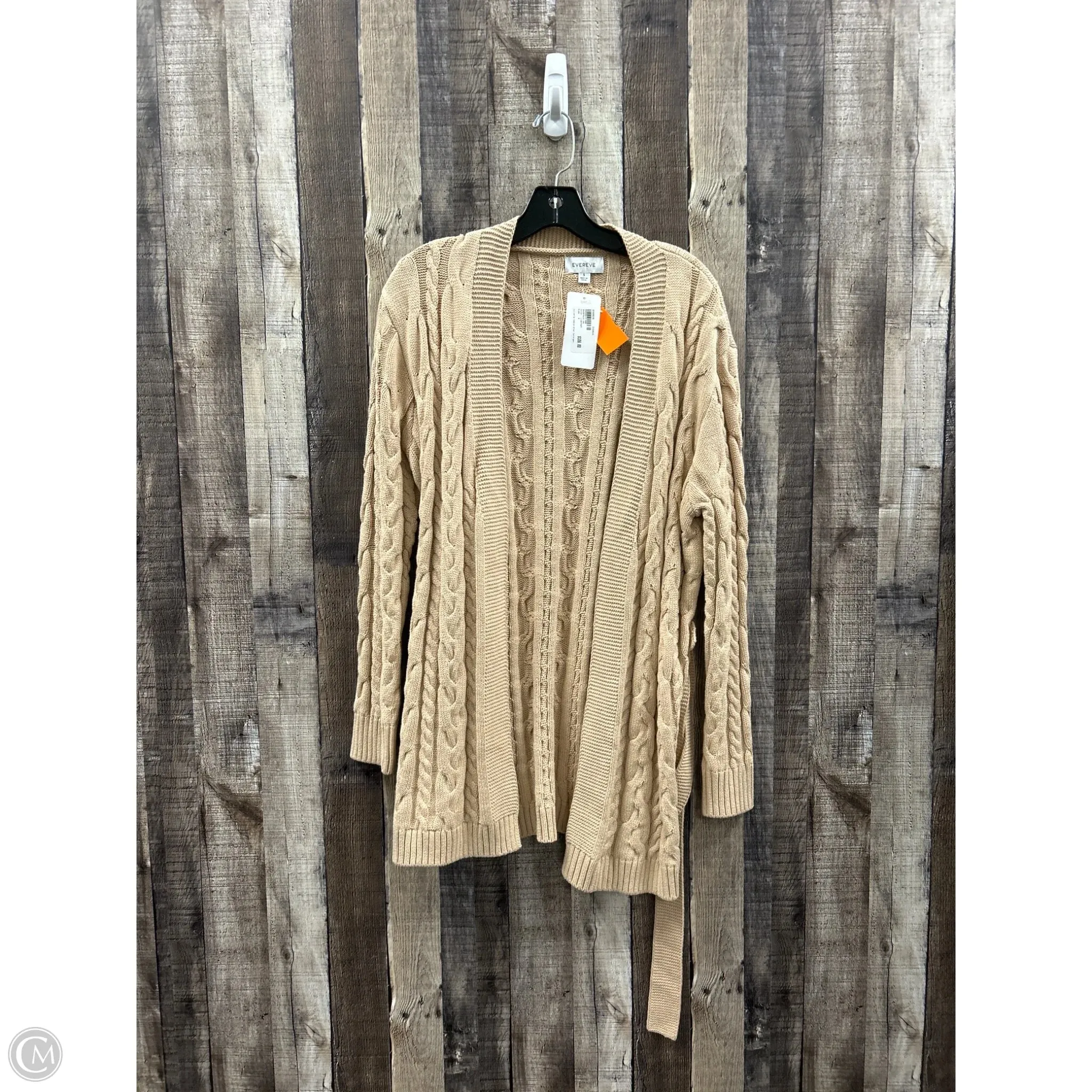 Sweater Cardigan By Evereve In Beige, Size: S