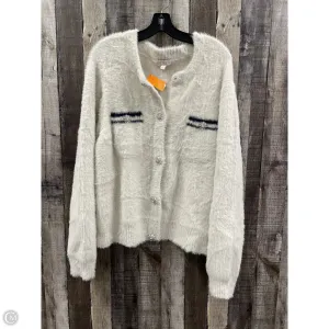 Sweater Cardigan By J. Crew In Beige, Size: 3x