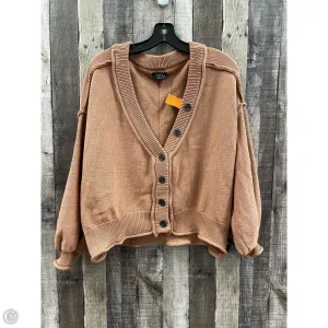 Sweater Cardigan By Vici In Orange, Size: S