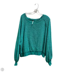 Sweatshirt Crewneck By Free People In Green, Size: M