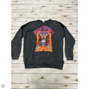 Sweatshirt Crewneck By No Boundaries In Black, Size: L