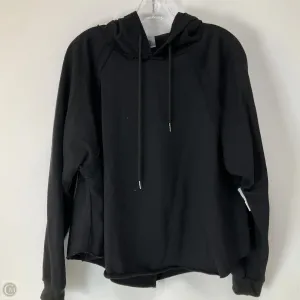 Sweatshirt Hoodie By Cmc In Black, Size: M