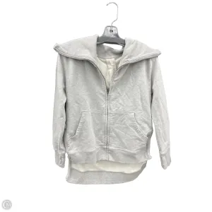 Sweatshirt Hoodie By Free People In Grey, Size: S