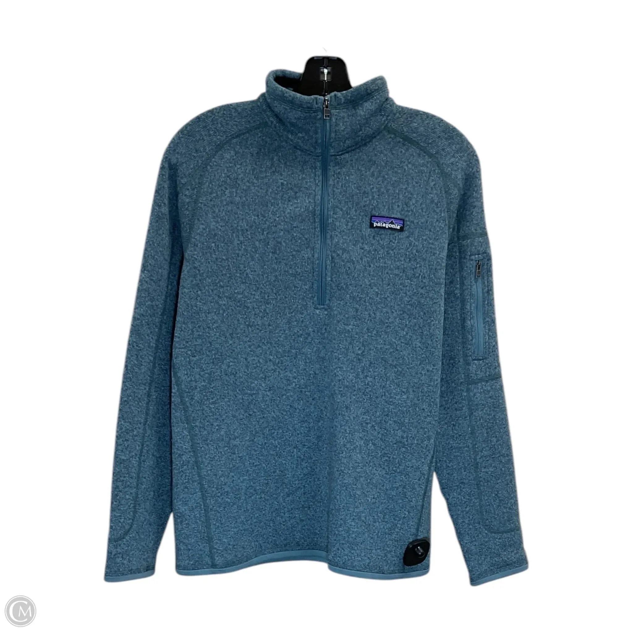 Sweatshirt Hoodie By Patagonia In Green, Size: L