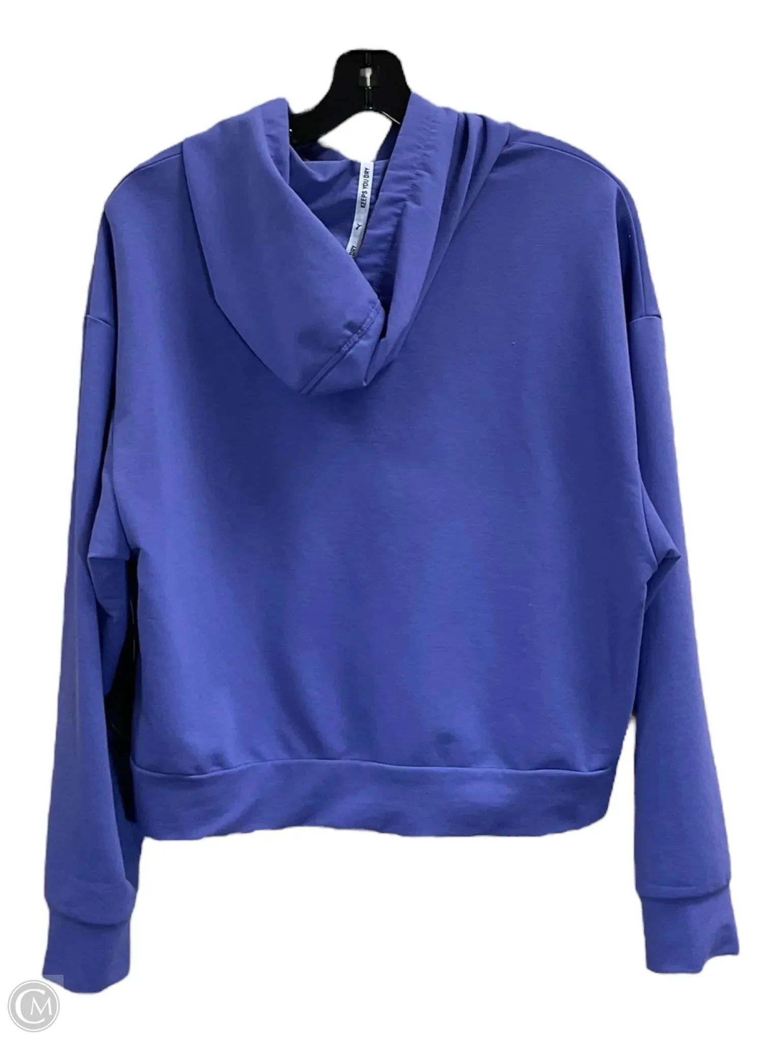Sweatshirt Hoodie By Puma In Purple, Size: M