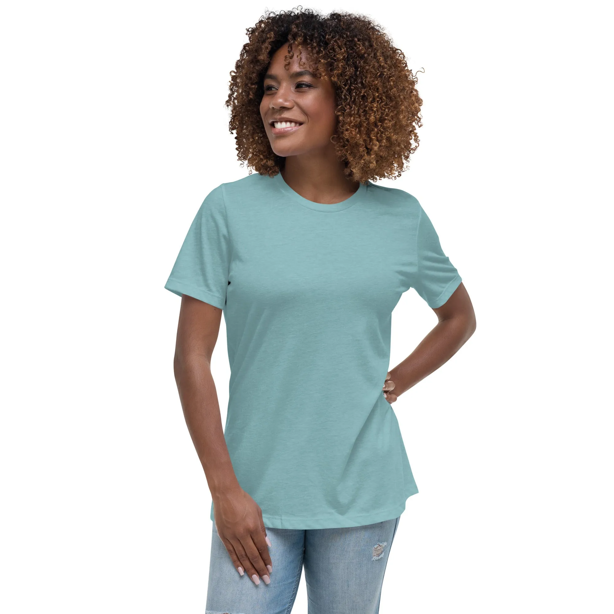 Swim Warped Type Womens Relaxed Premium T-Shirt