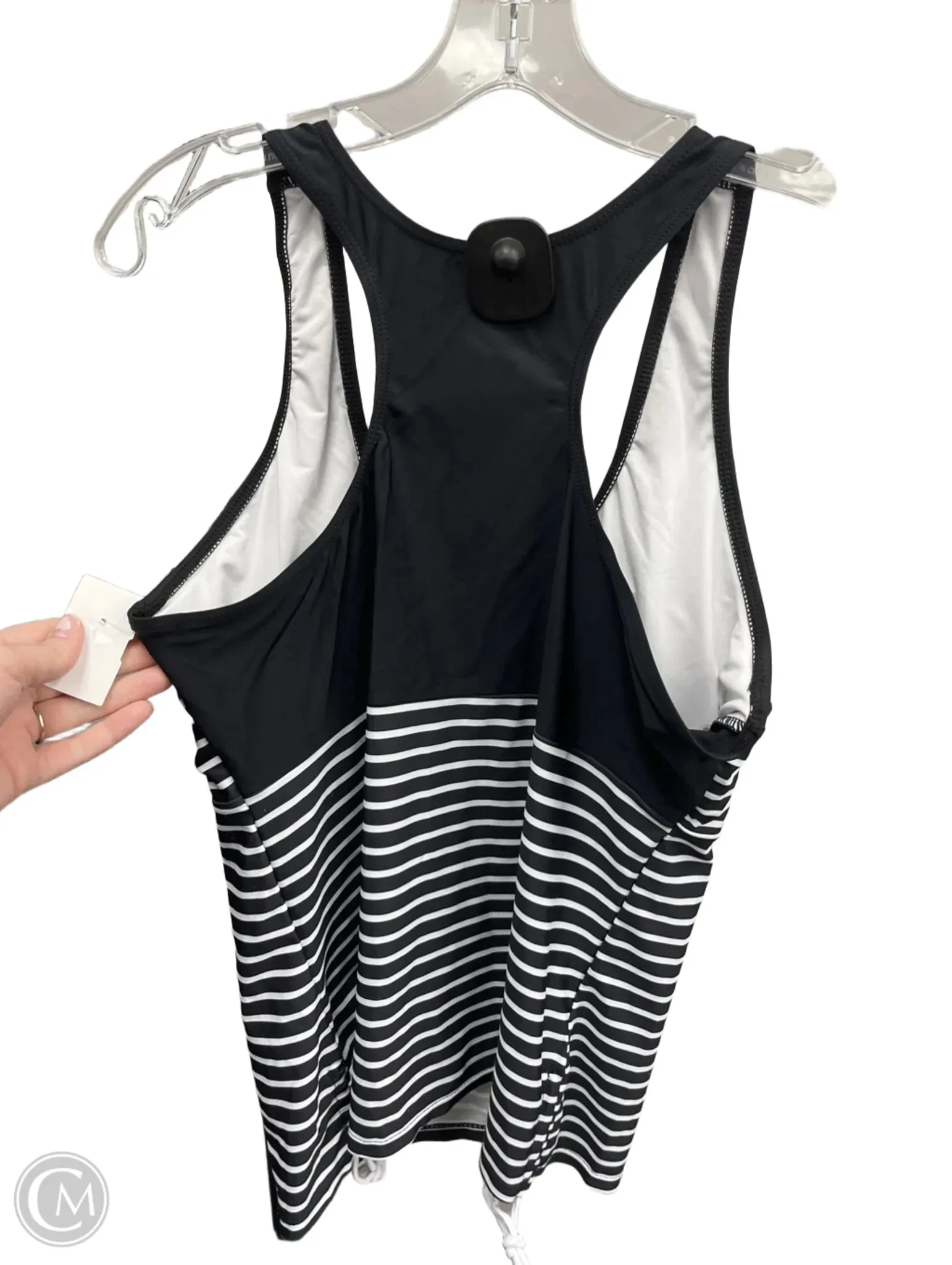 Swimsuit Top By Clothes Mentor In Black, Size: M
