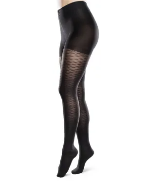 Therafirm Sheer Ease PATTERNED Women's Closed Toe Pantyhose 15-20mmHg