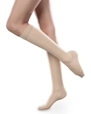 Therafirm Sheer Ease Women's Closed Toe Knee High Stockings 30-40mmHg - Clearance