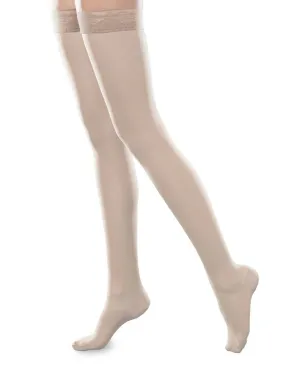 Therafirm Sheer Ease Women's Closed Toe Thigh High Stockings 30-40mmHg