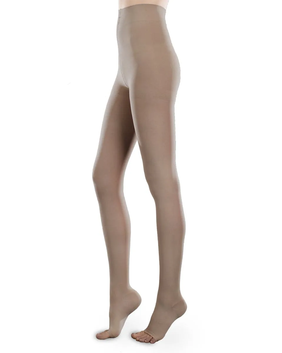 Therafirm Sheer Ease Women's OPEN TOE Pantyhose 20-30mmHg