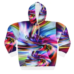 Tie Die Unisex Pullover Hoodie, Custom Hoodie, Tie Die, Graphic Hoodie