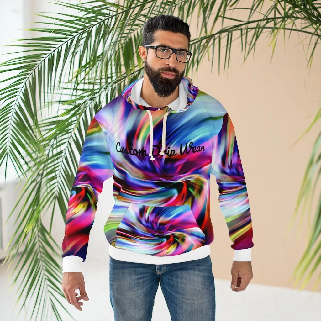 Tie Die Unisex Pullover Hoodie, Custom Hoodie, Tie Die, Graphic Hoodie
