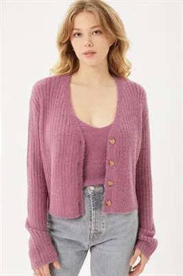 TOP AND SWEATER SET
