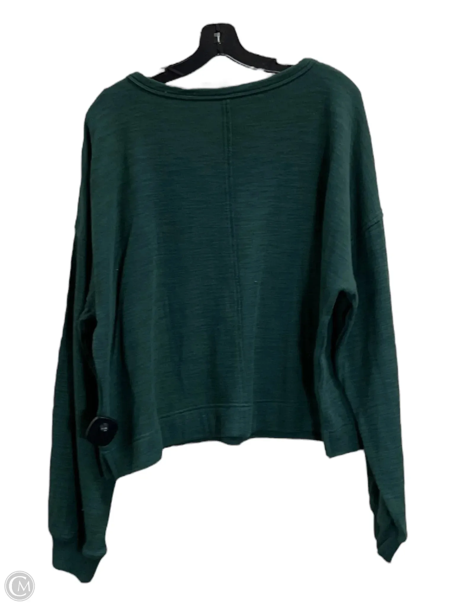 Top Long Sleeve By Aerie In Green, Size: L
