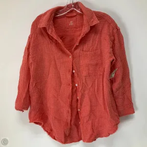 Top Long Sleeve By Aerie In Pink, Size: Xs