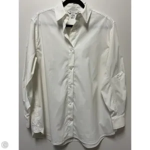 Top Long Sleeve By Athleta In White, Size: S