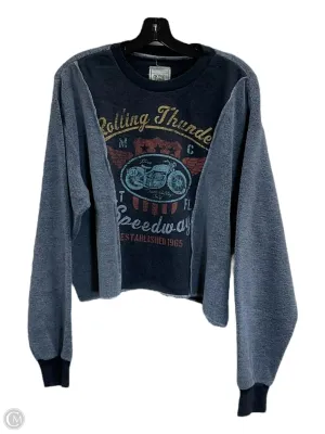 Top Long Sleeve By Clothes Mentor In Grey, Size: Xl